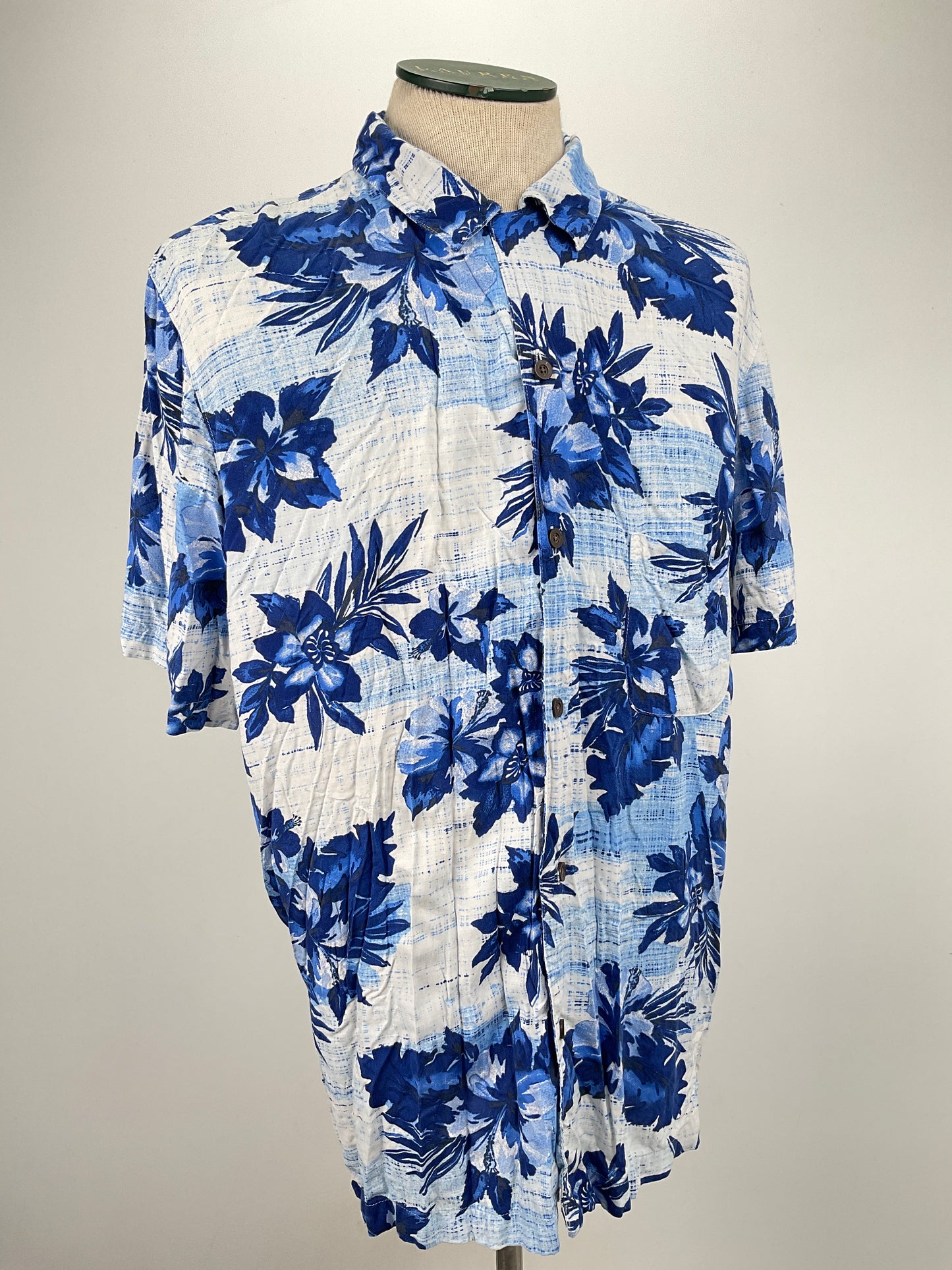 Camisa Azul Floral George