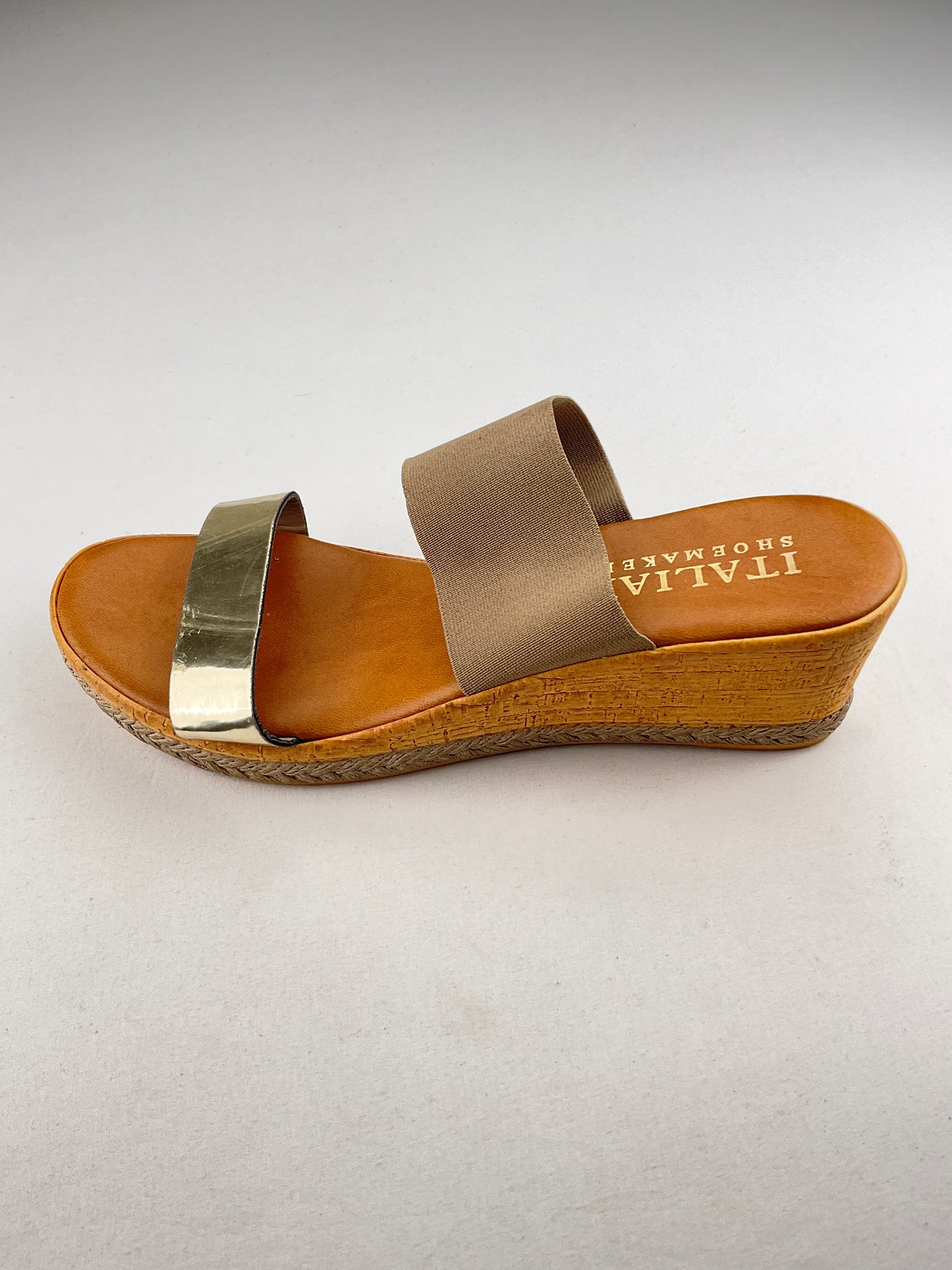 Zapatilla Crema Plataforma Italian