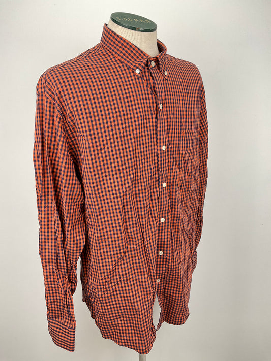 Camisa Naranja de Cuadro Izod