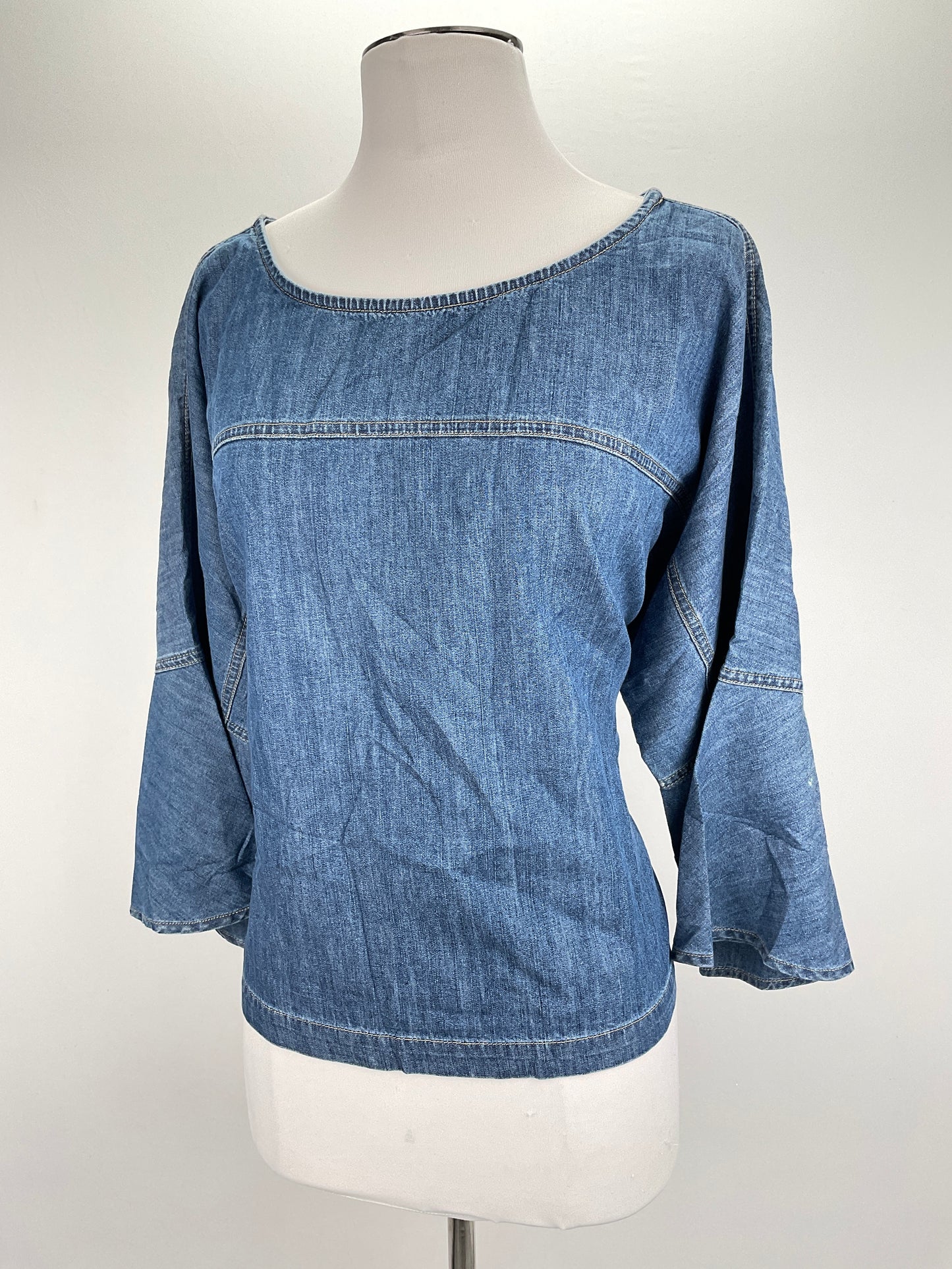 Blusa Jeans Azul Gap
