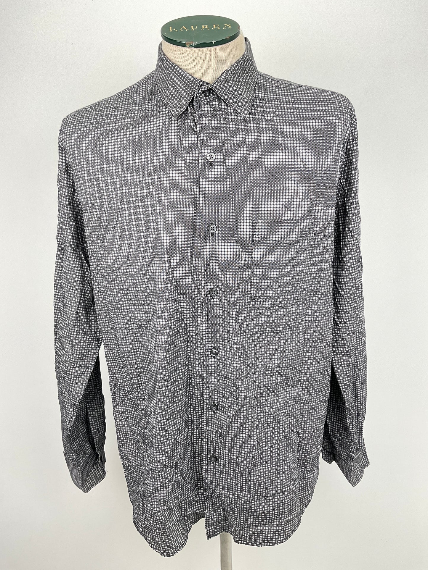 Camisa Gris de Lunares Variangis