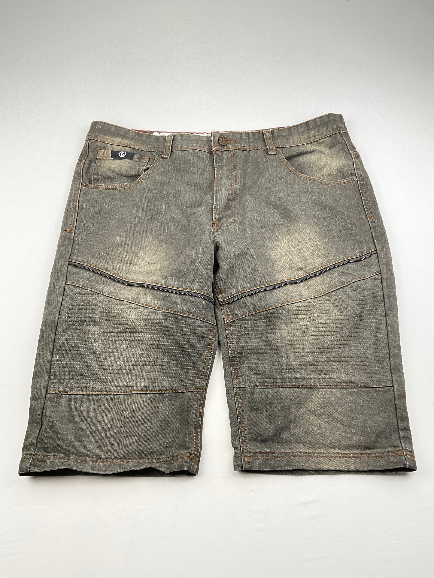 Short Jeans Gris Switch