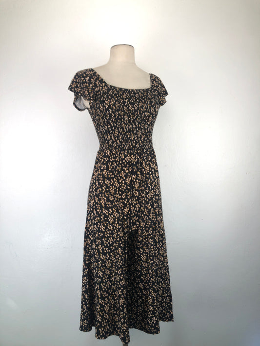 Enterizo Negro Floral  Nodstrom