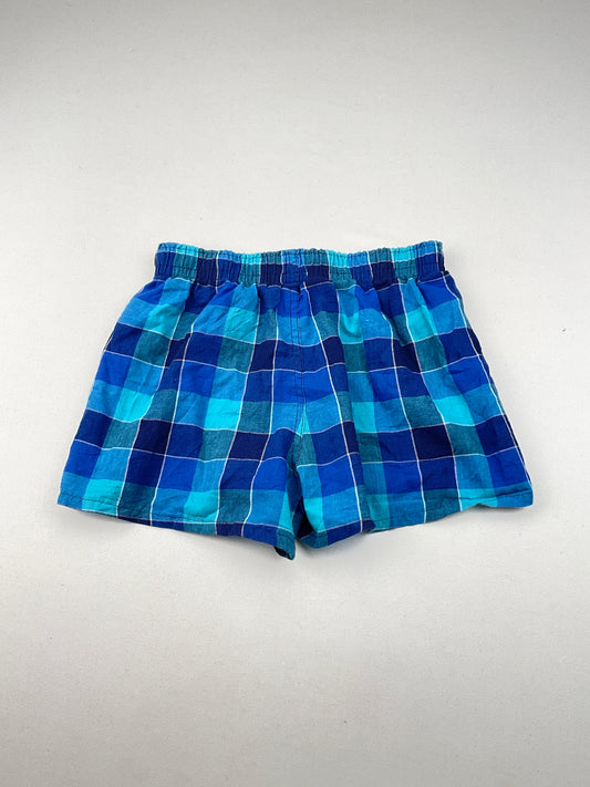 Boxer Azul de Cuadro Hanes
