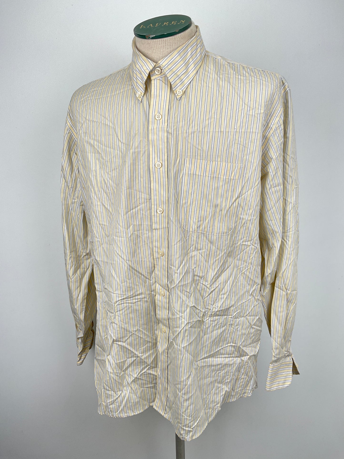 Camisa Amarillo de Rayas Kirkland