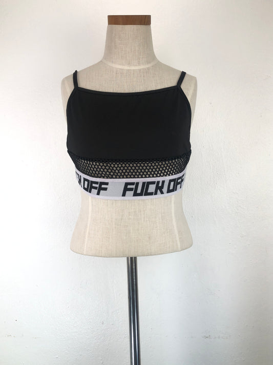 Blusita Negro Deportivo Fuck dff