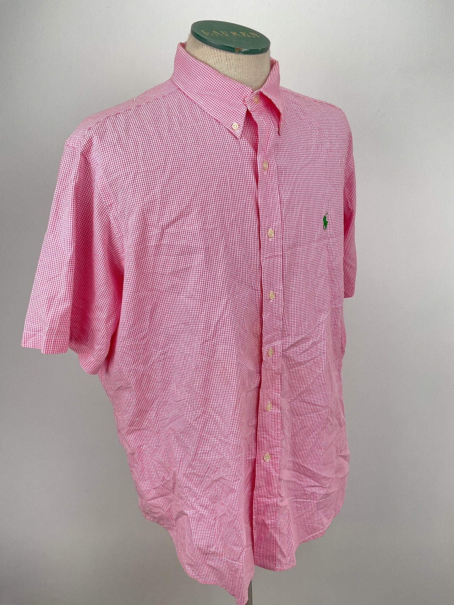Camisa Rosado de Cuadro Ralph Lauren