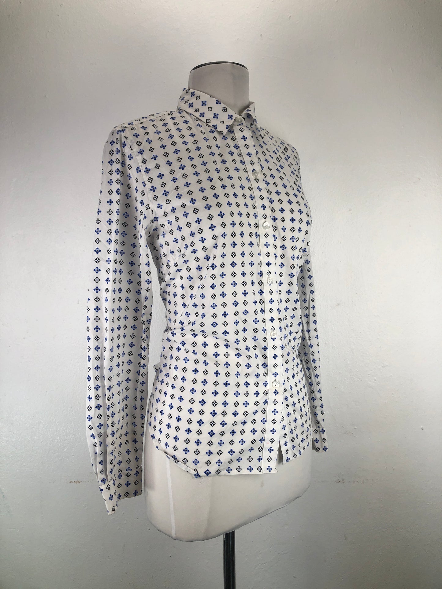Camisa Blanco Floral Jones New York