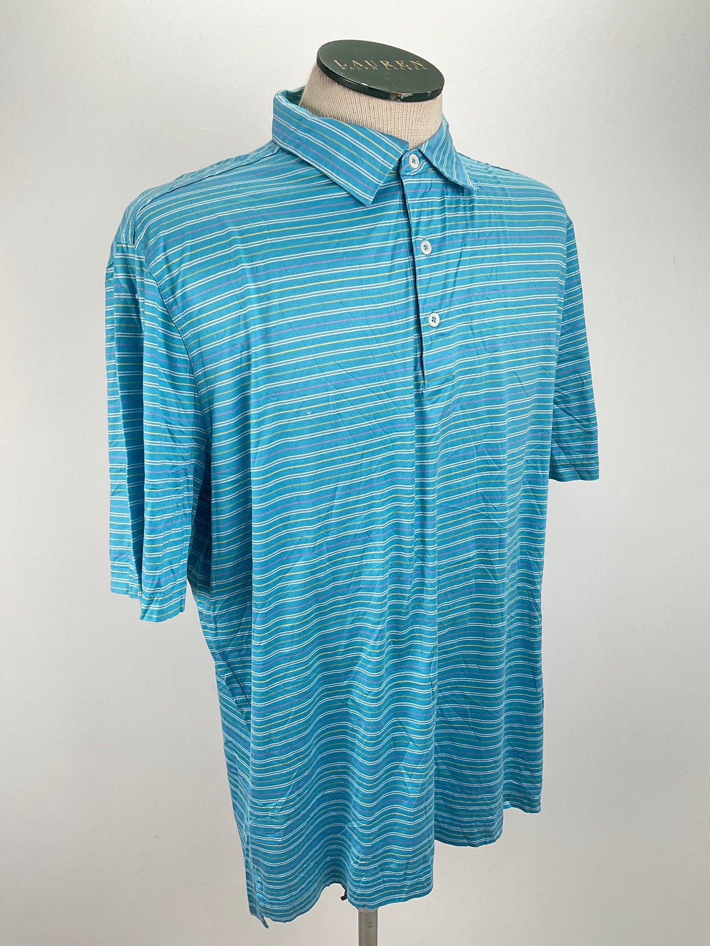 Camiseta Azul claro de Rayas Bobby Jones