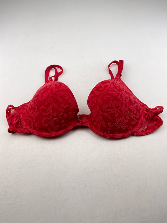 Brasier Rojo Floral Pink Label
