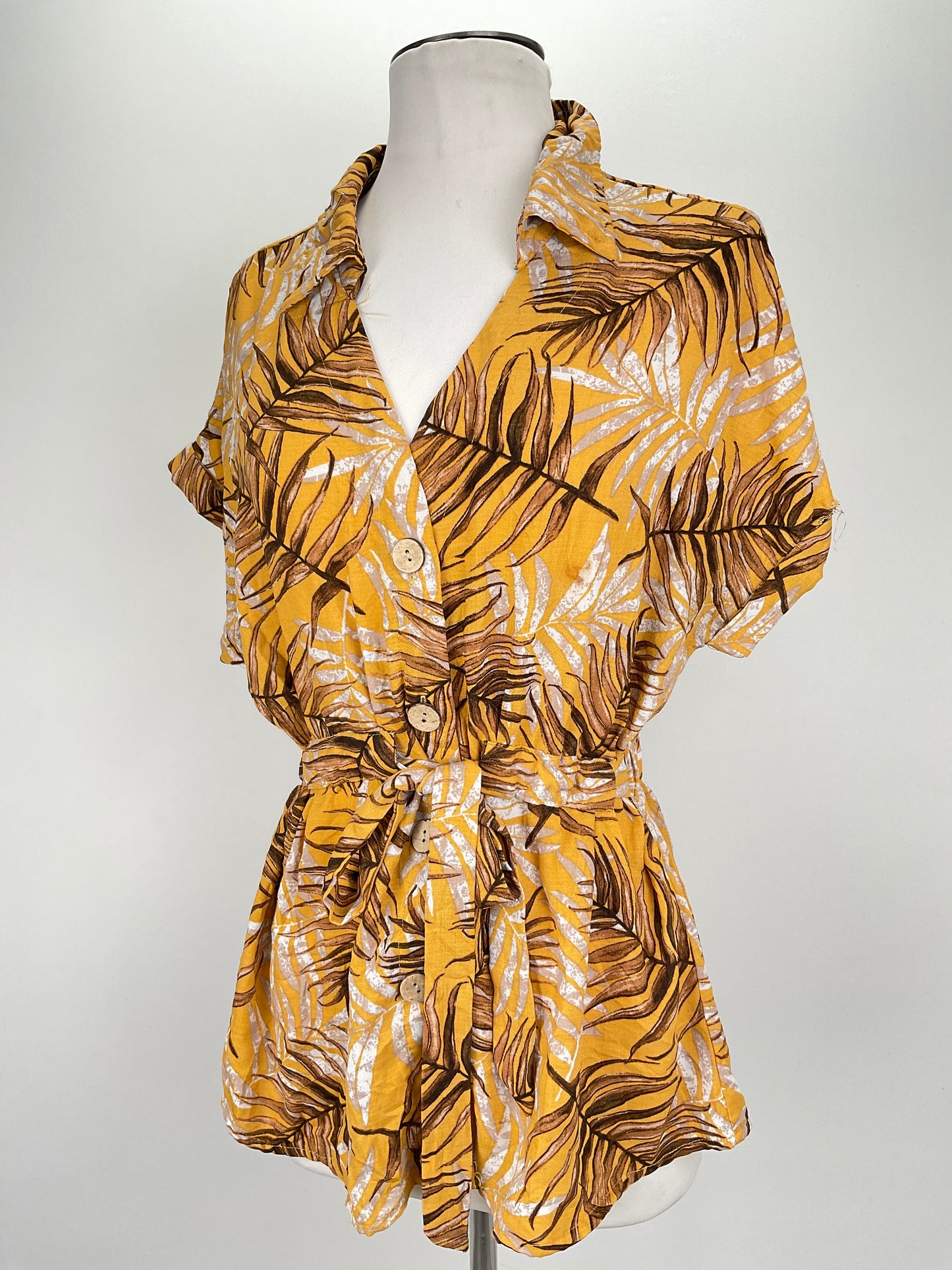 Camisa Amarillo Floral L.i.f.e.