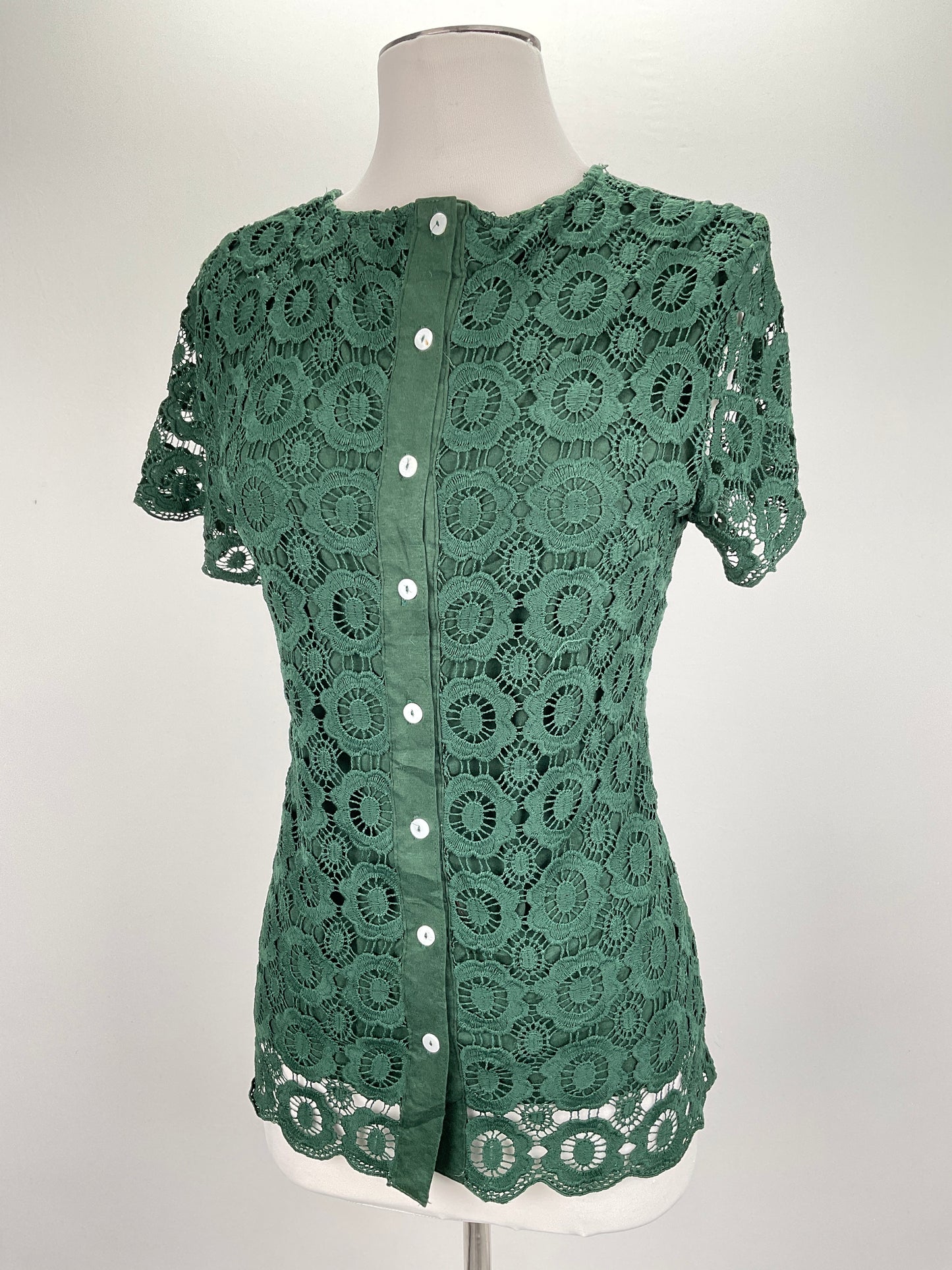 Blusa Verde Floral Variangis