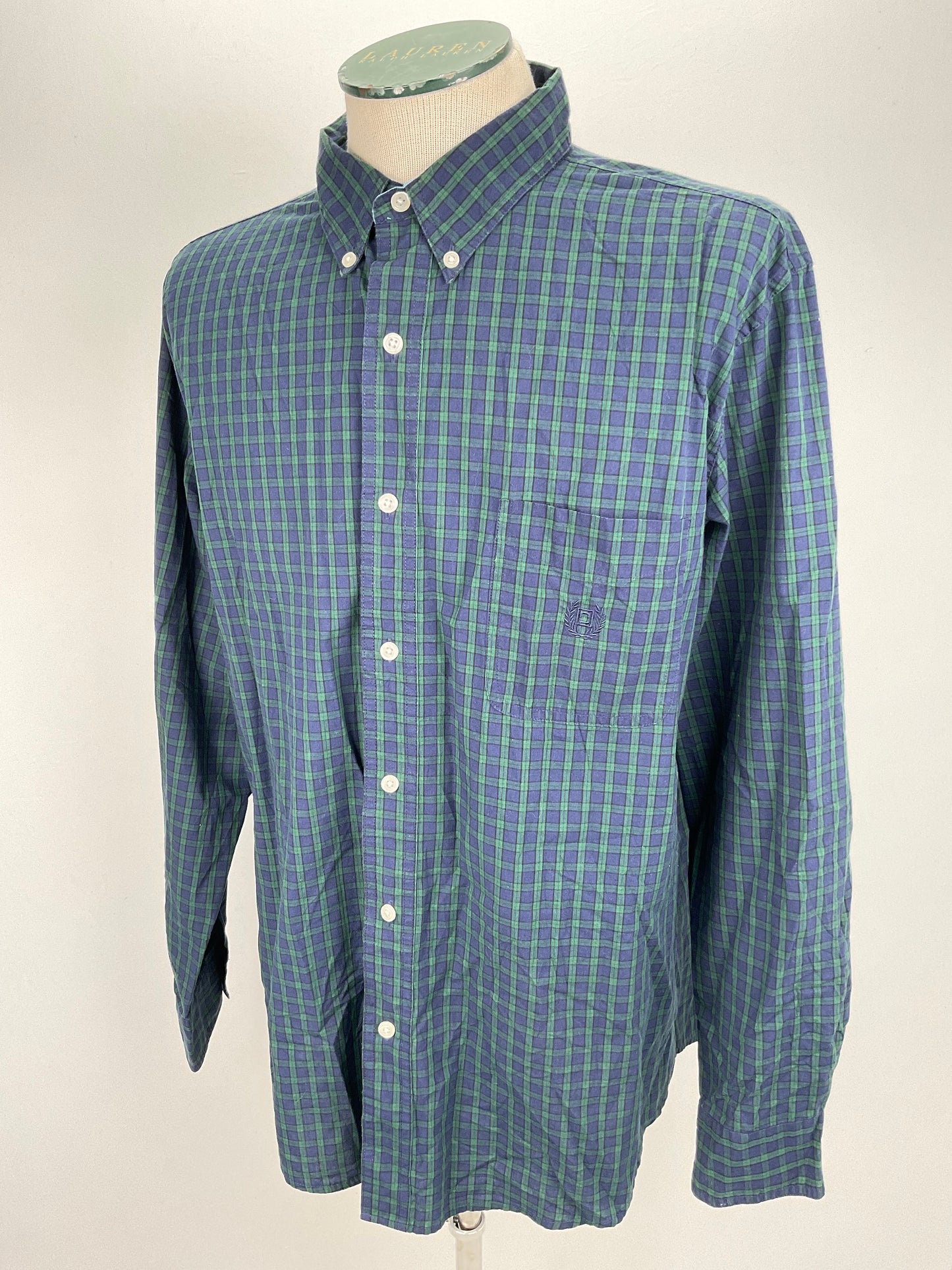 Camisa Azul marino de Cuadro Chaps