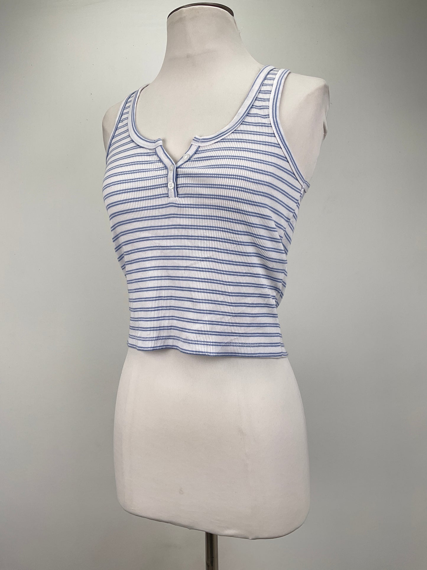 Blusa Blanco de Rayas Primark Cares