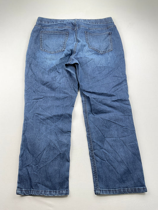 Pantalon  Capri Azul Chico’s Platinum Denim
