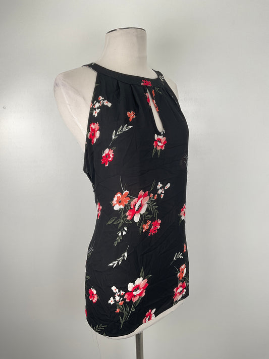 Blusa Negro Floral Torrid