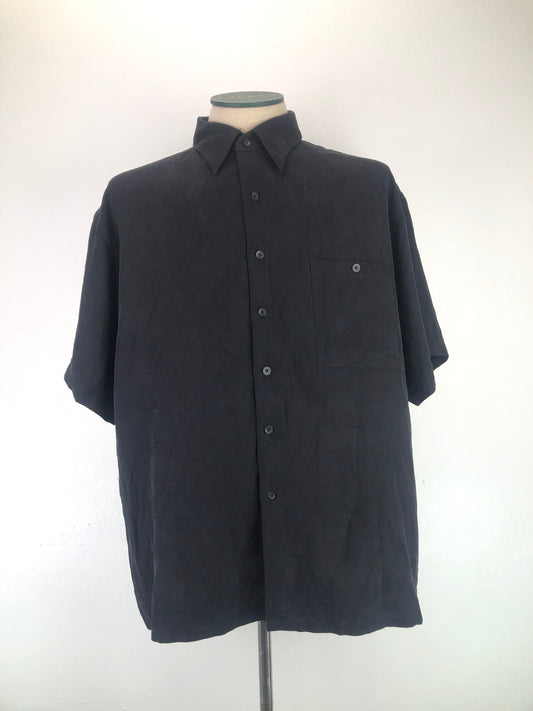 Camisa Negro Sueded