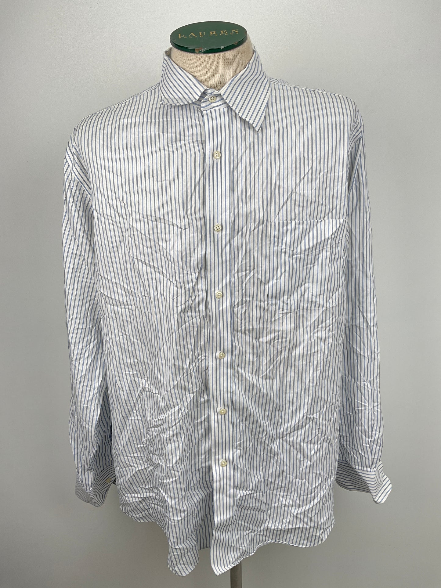 Camisa Blanco de Rayas Joseph Abboud