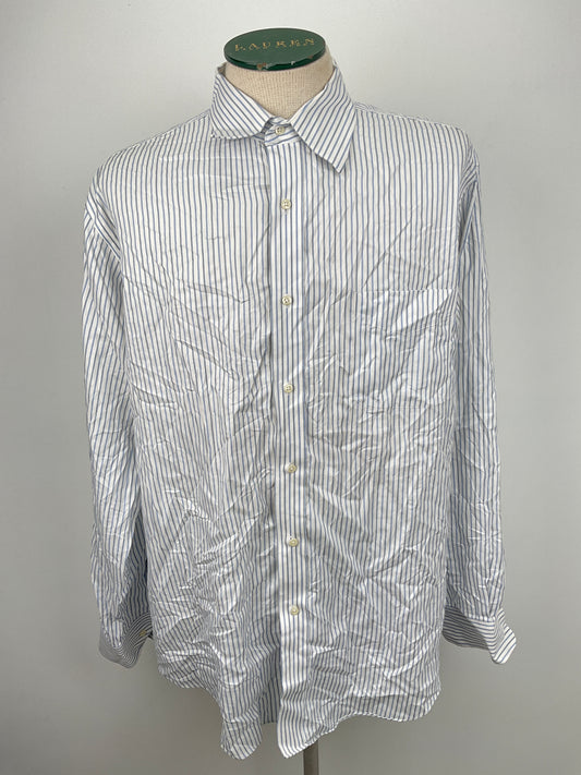 Camisa Blanco de Rayas Joseph Abboud