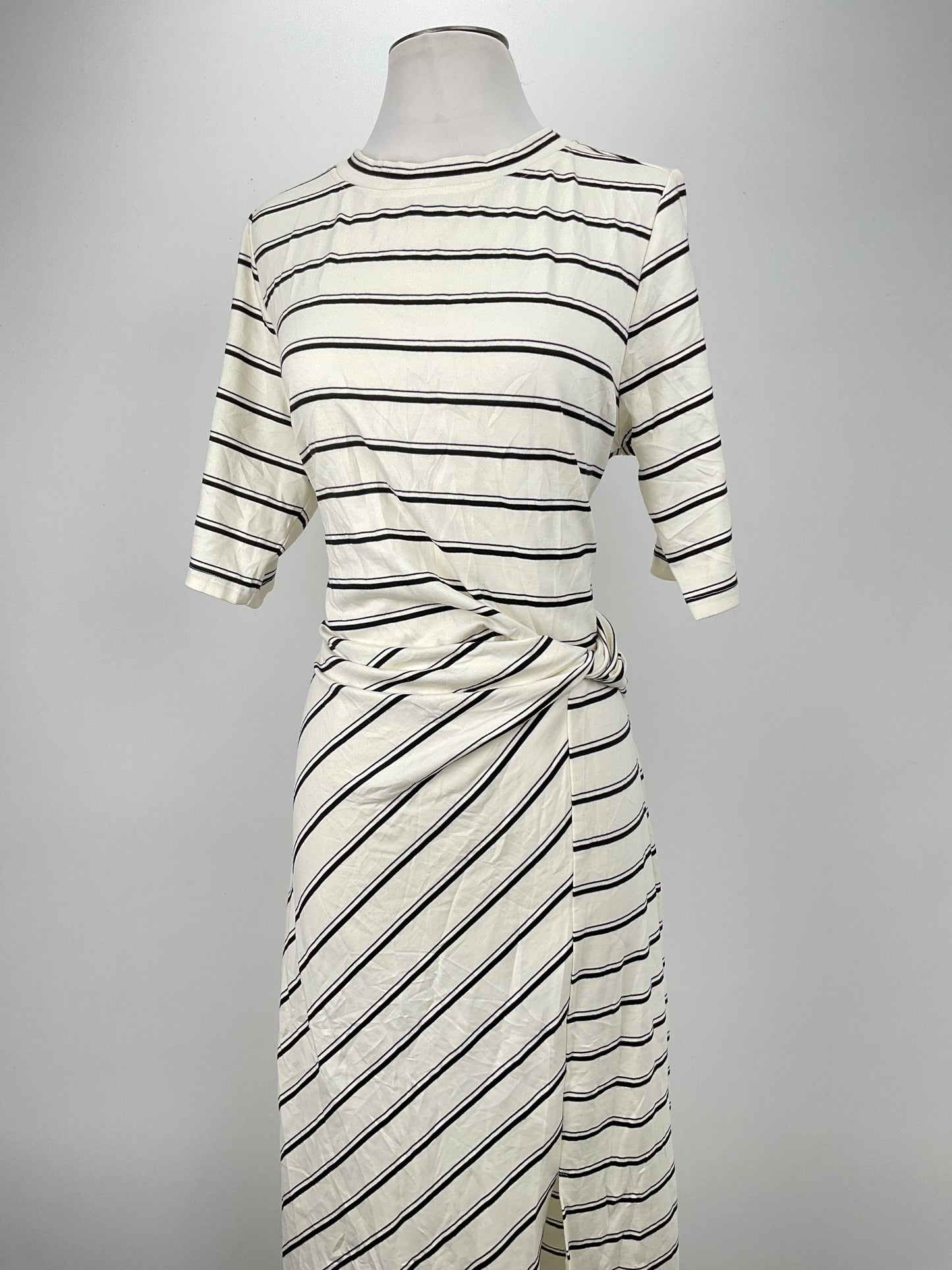 Vestido  Beige de Rayas Twrhll