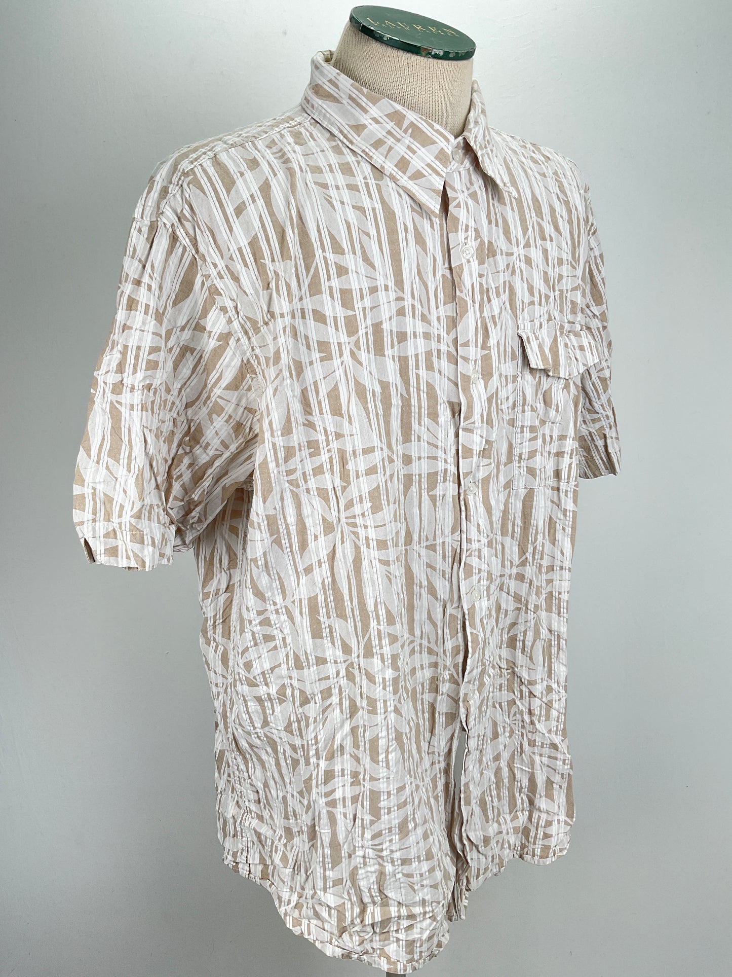 Camisa Crema Floral Editions