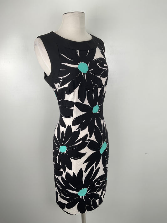 Vestido Negro Floral Ronni Nicole