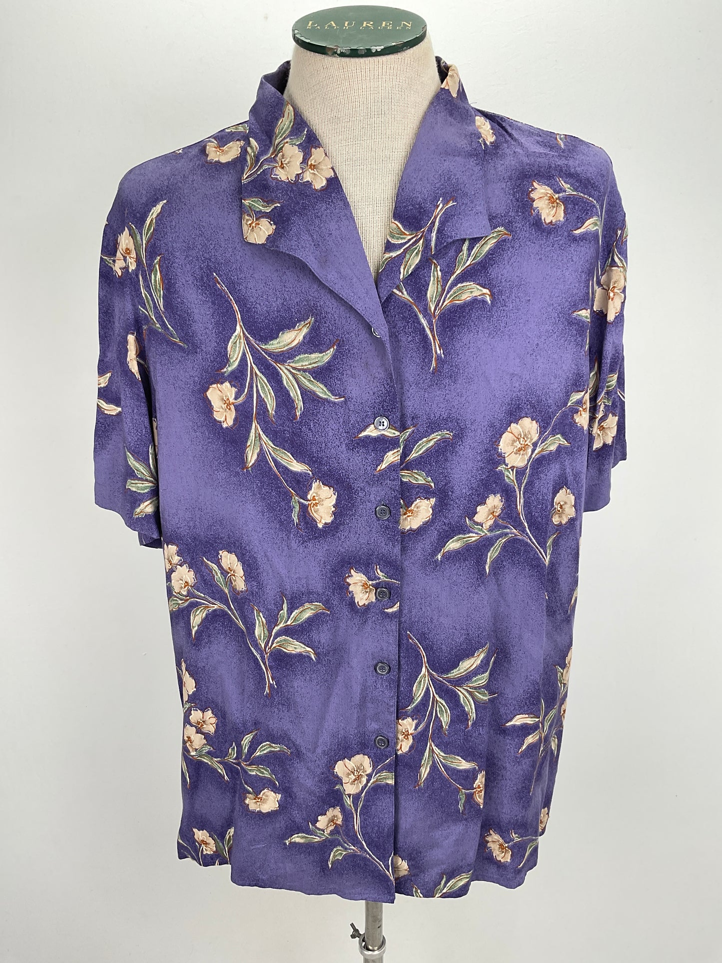 Camisa Morado  Floral Alfred Dunner