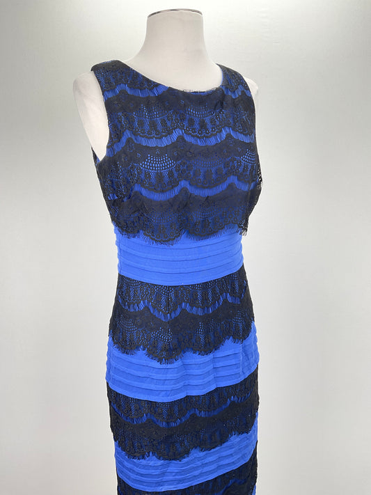Vestido Azul Floral Sancria