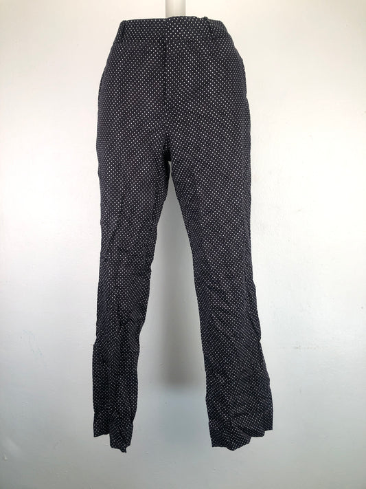 Pantalon NegroLunares de Vestir Banana Republic