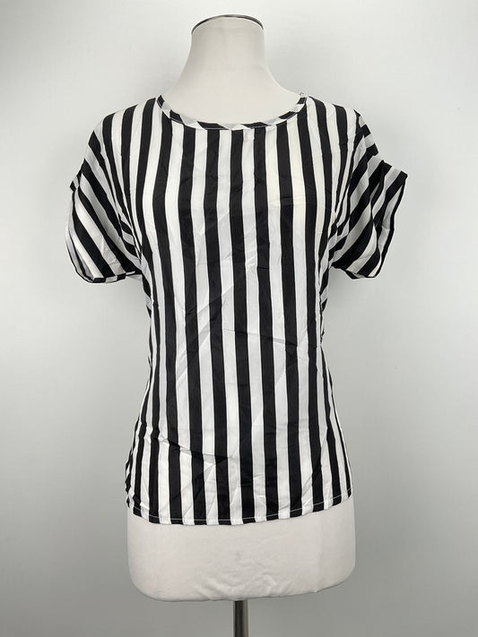 Blusa Negro de Rayas Variangis