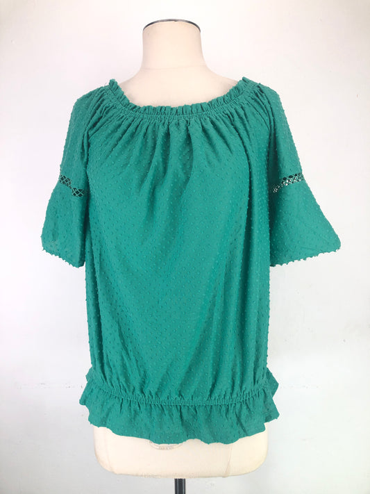 Blusa Verde de Lunares  Collection