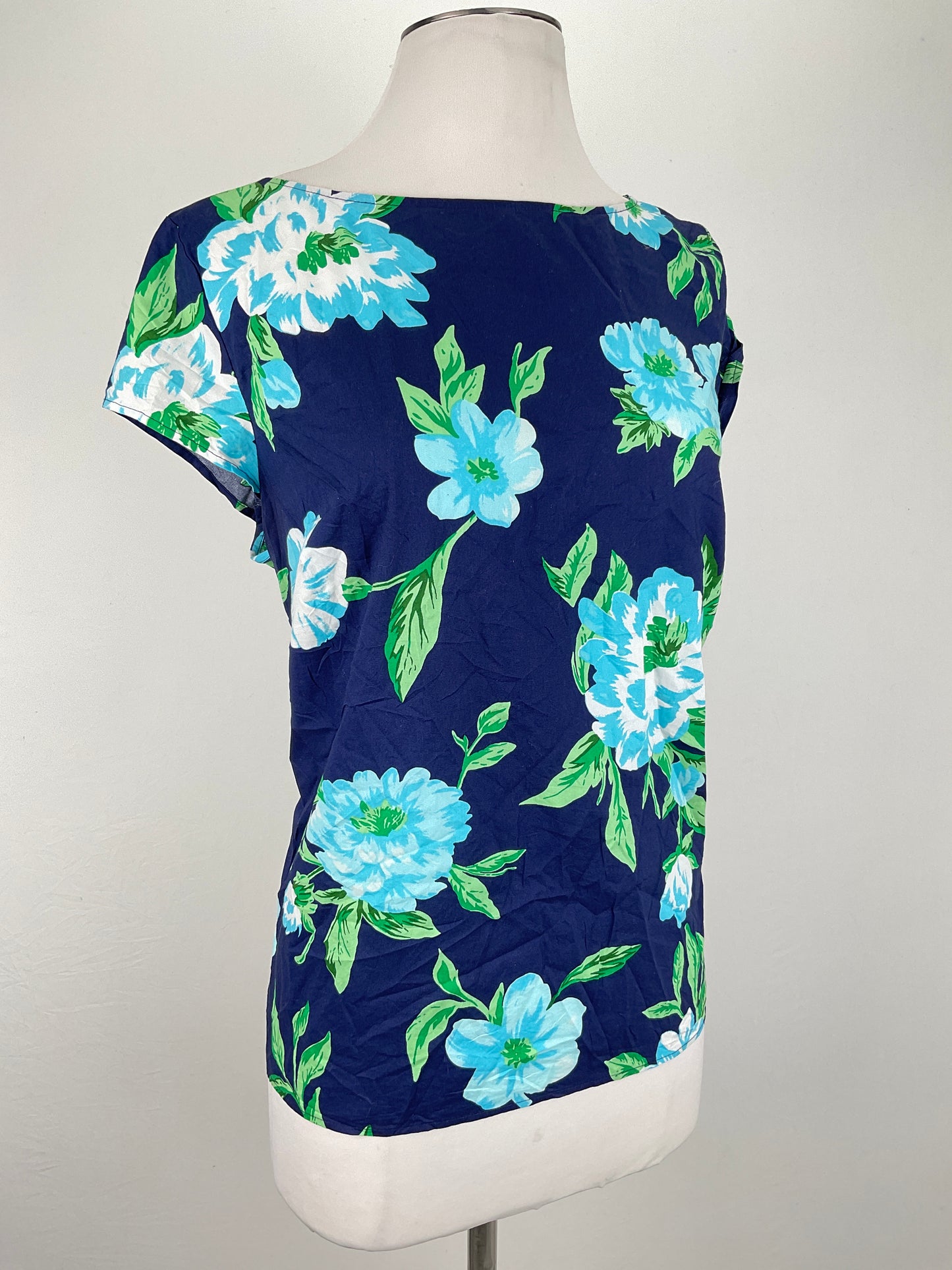 Blusa Azul marino Floral Talbots