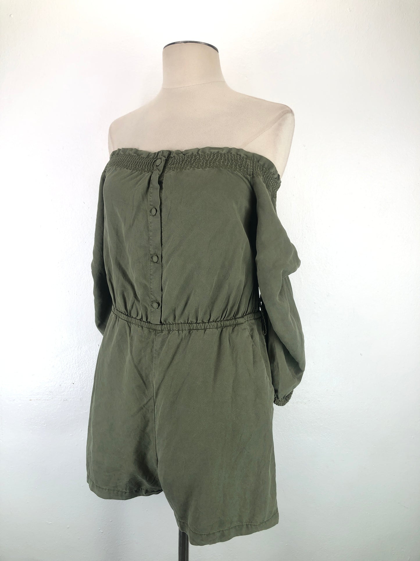 Enterizo Verde Zara Basic