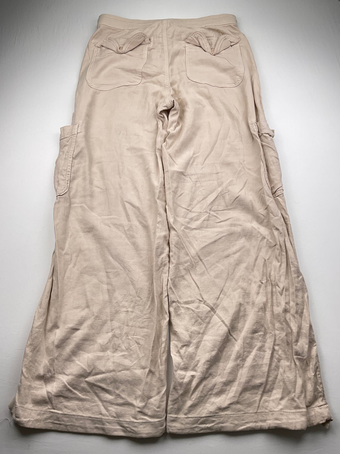 Pantalon Palazzo Crema American Eagle