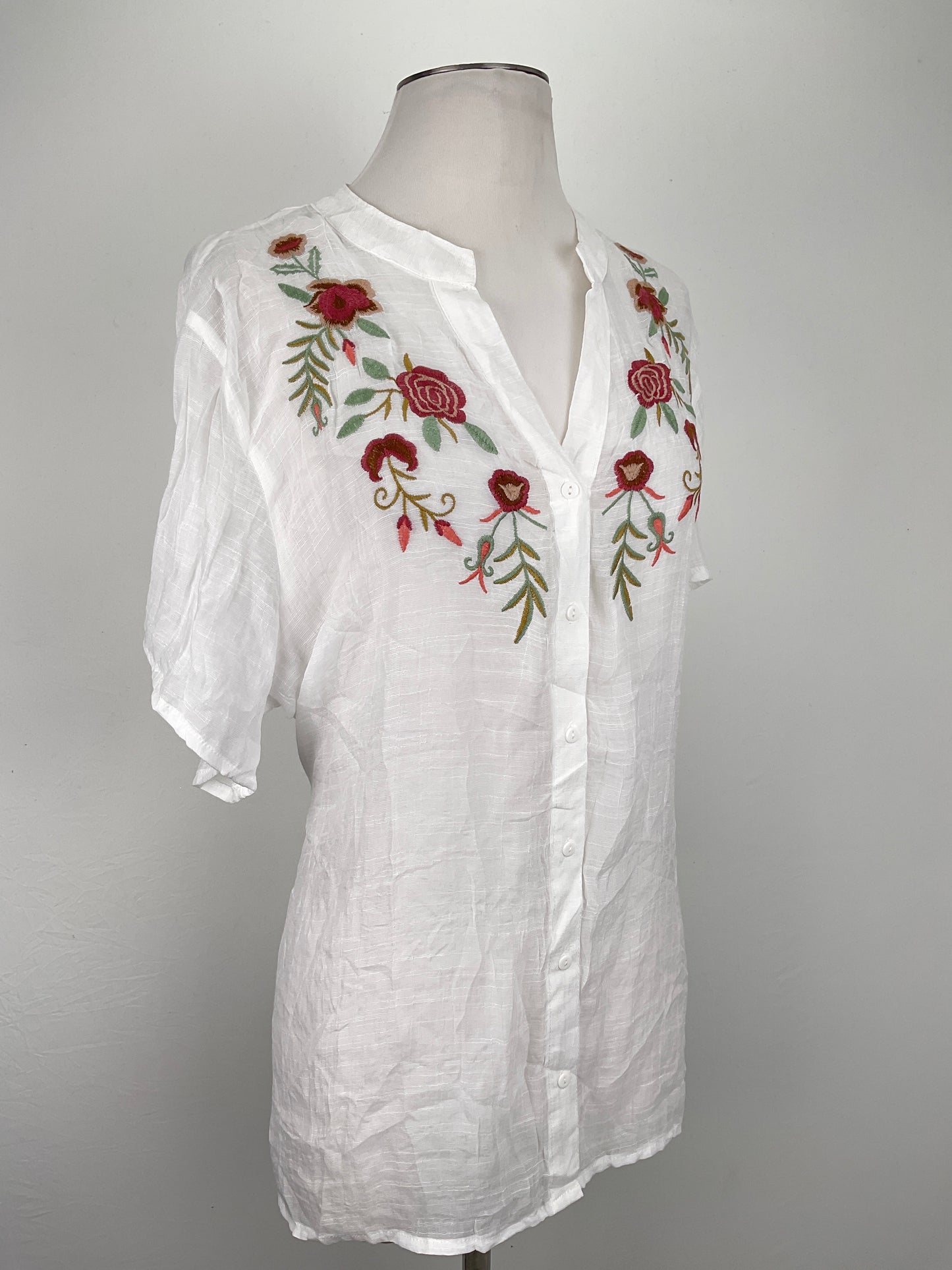 Blusa Blanco Floral Forgotten Grace