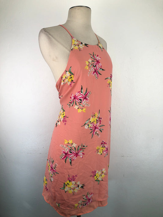 Vestido Rosado De flores Pink Rose
