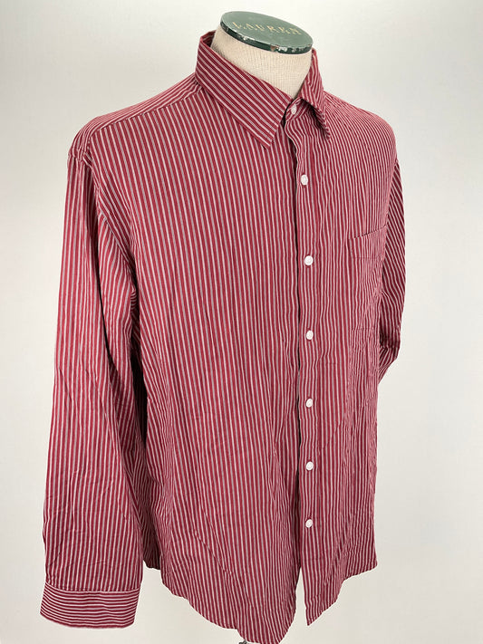 Camisa Rojo vino de Rayas Croft Barrow