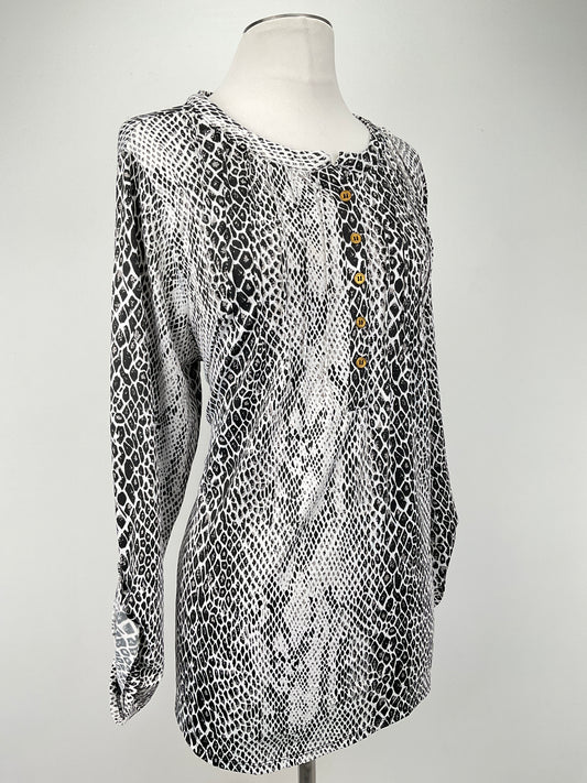 Blusa Animal Print Blue Mood