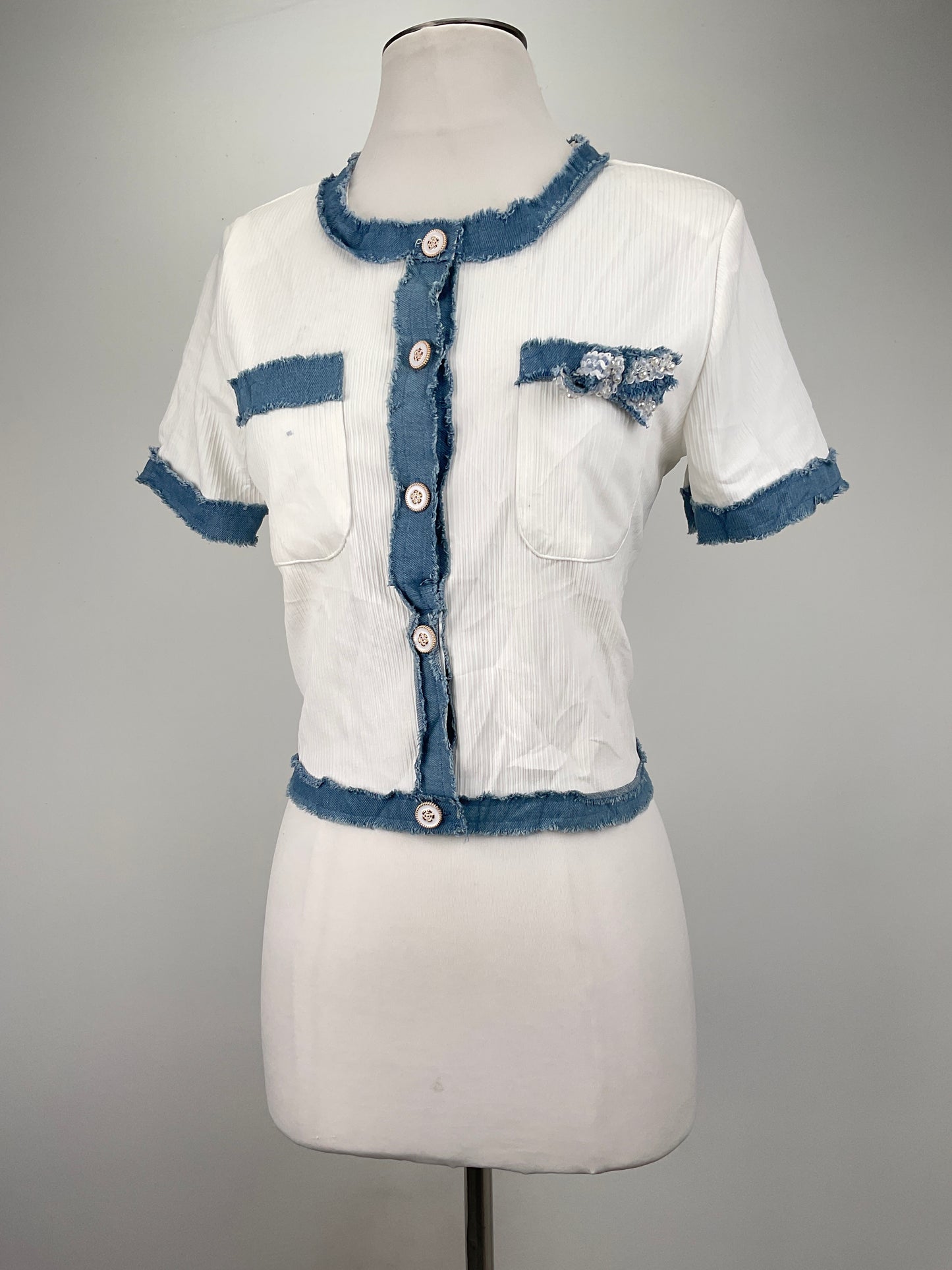 Blusa Blanco Muy Muy