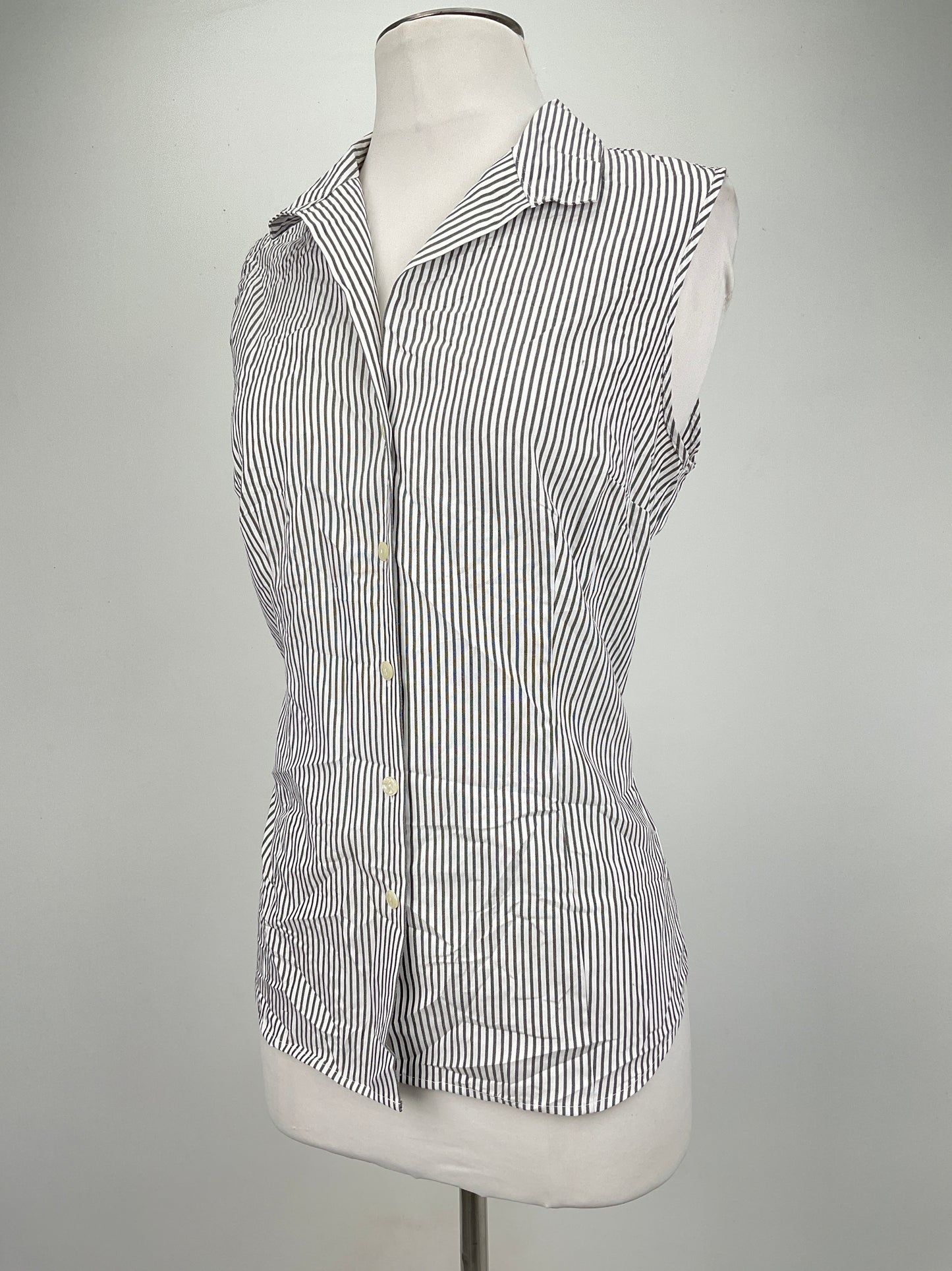 Camisa Blanco de Rayas Jones New York