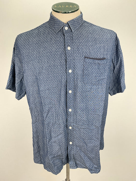 Camisa Azul de Lunares Im. Pa tient Wolves