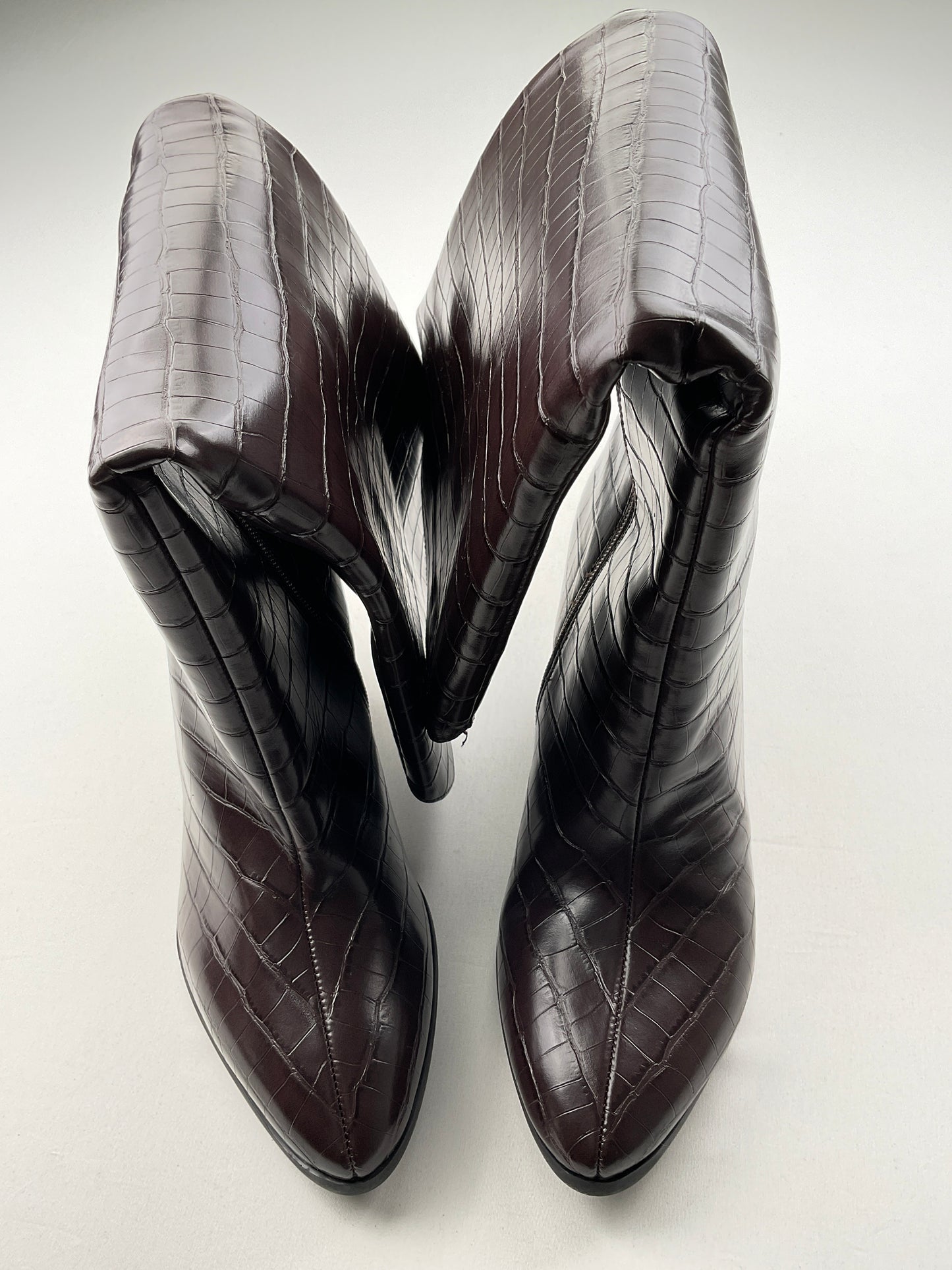 Botas Marron de Tacón Variangis