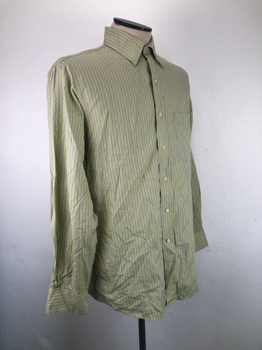 Camisa Verde limon de Rayas  Jos. A. Bank