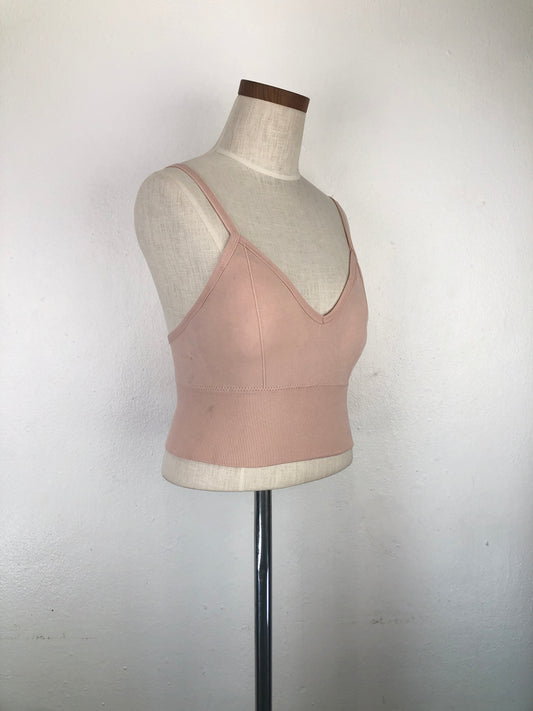 Blusita Nude Deportivo Pink