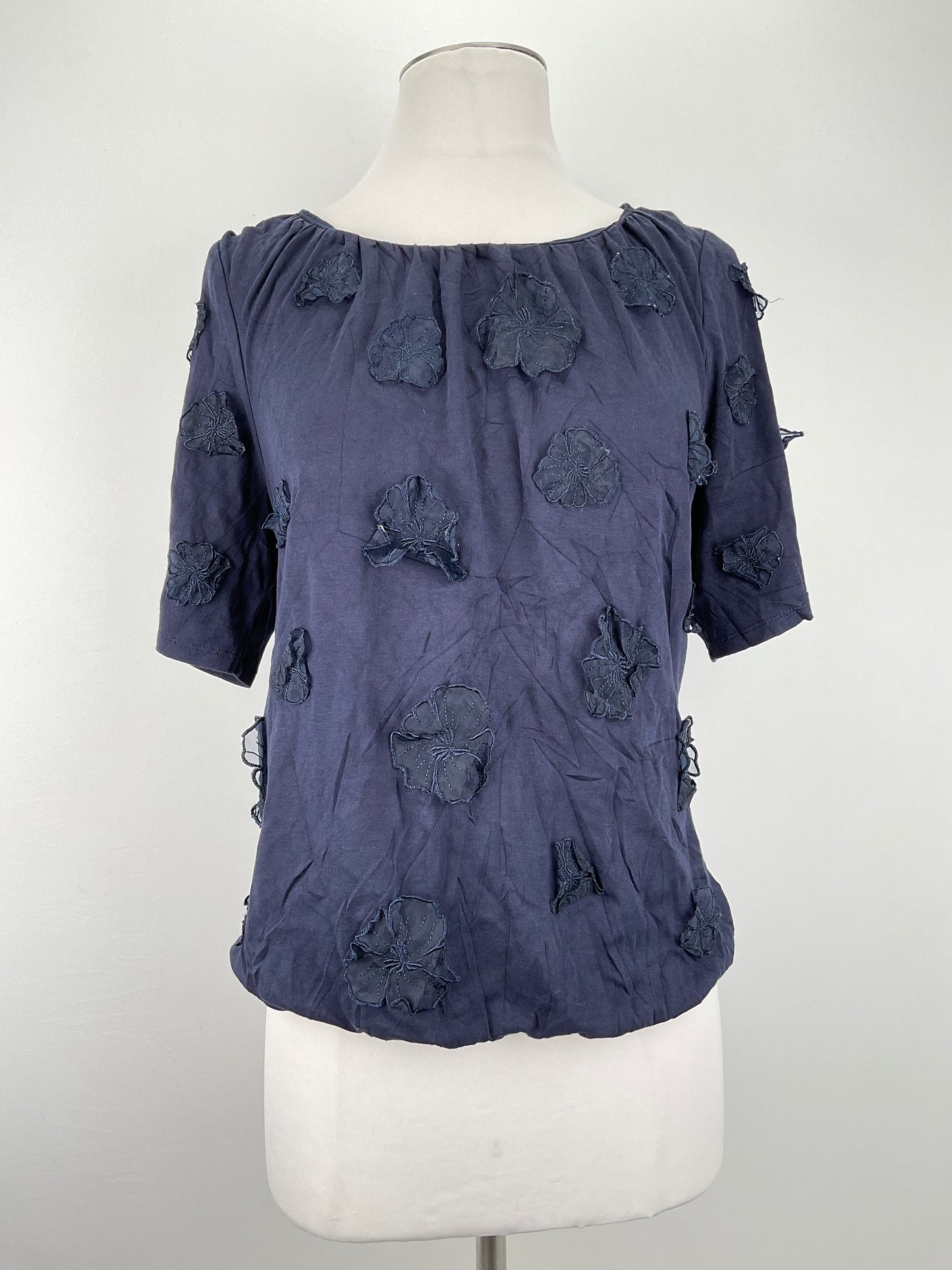 Blusa Azul marino Floral Chico’s