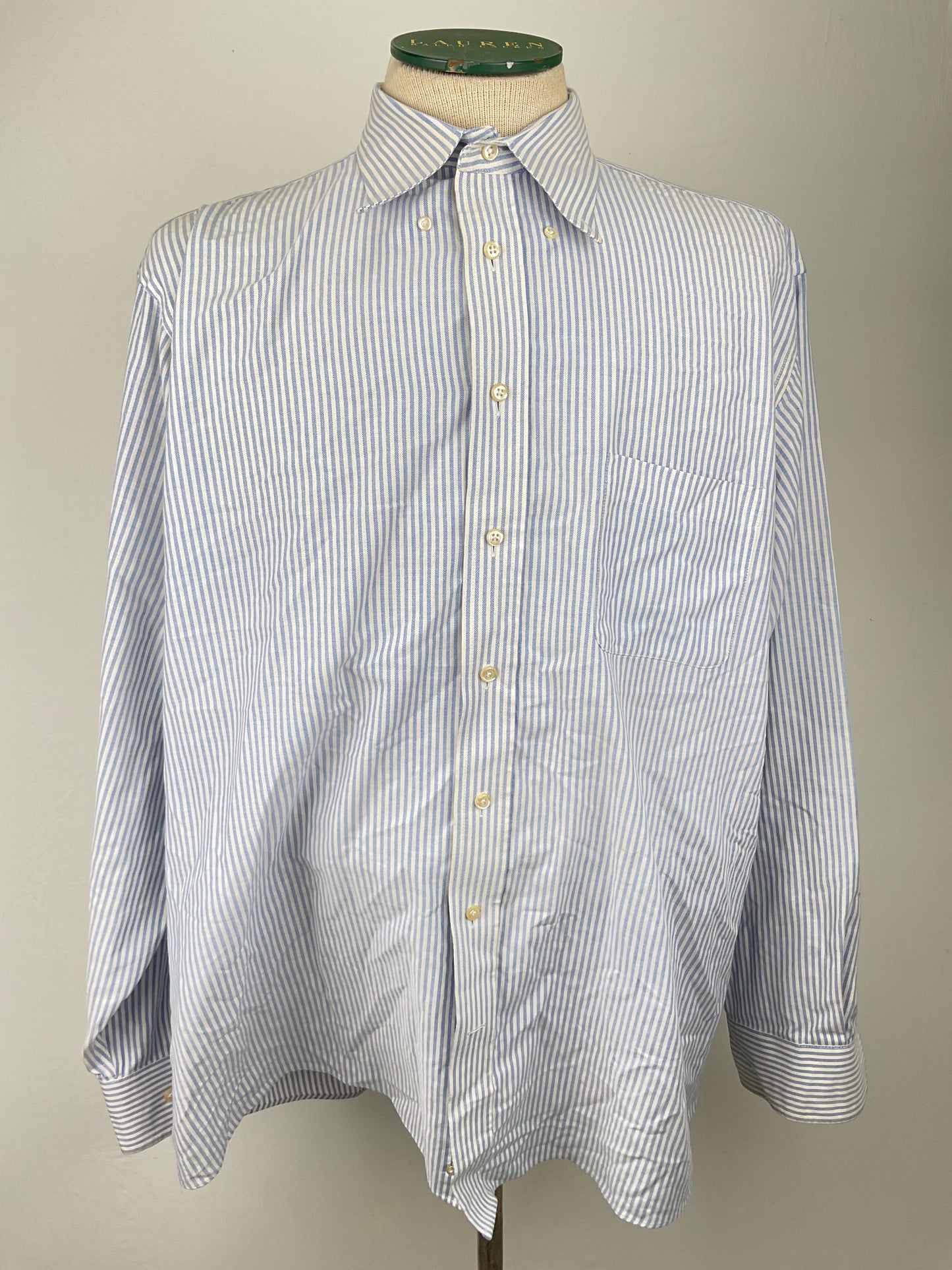 Camisa Azul Claro de Rayas STAFFORD