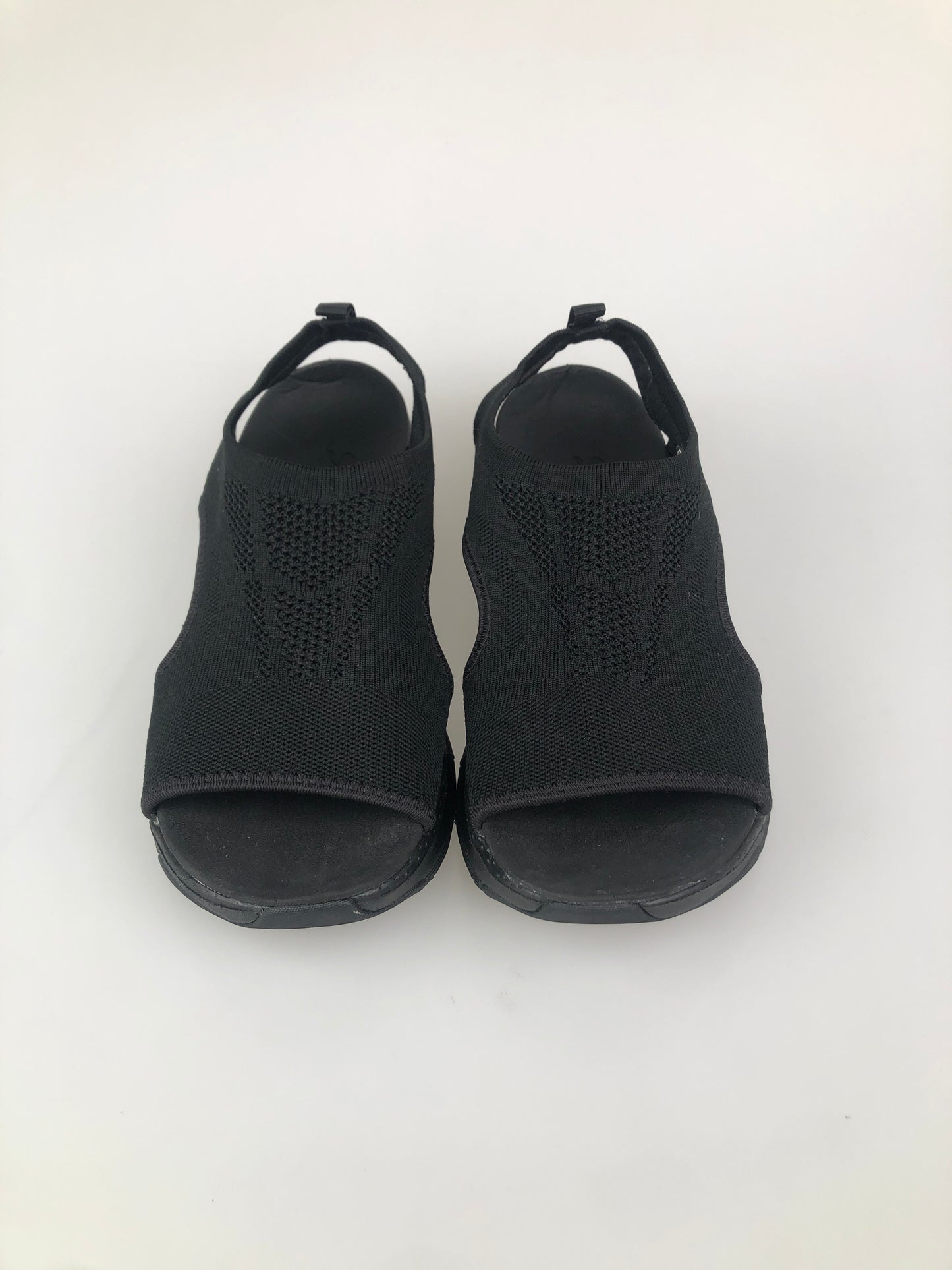 Sandalia Negro Skechers Arch Fit