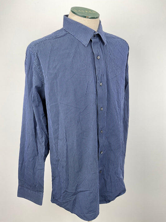 Camisa Azul marino de Rayas Apt.9