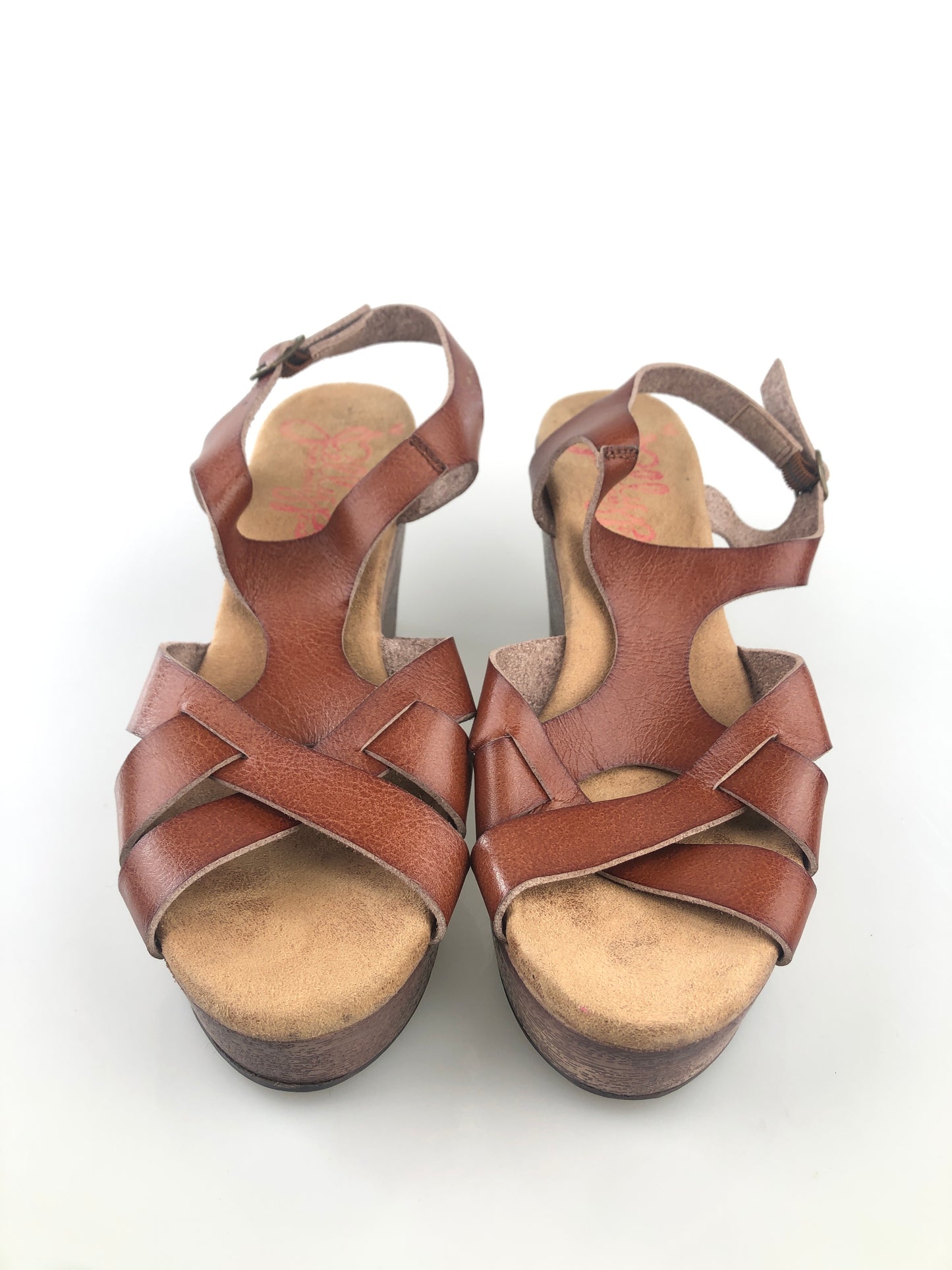 Zapatilla Marron  Plataforma Jelly pog