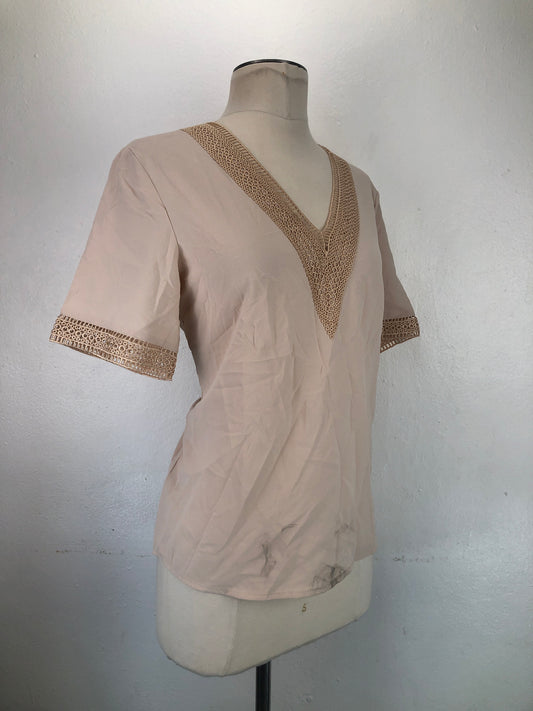 Blusa Crema Shein